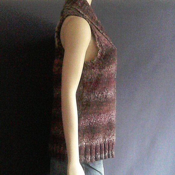 Woolrich Kendall Creek Fairisle Snowflake Sweater Shawl Collar Vest M - Picture 6 of 14